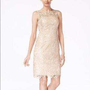 Adrianna Papell Lace Sheath Dress